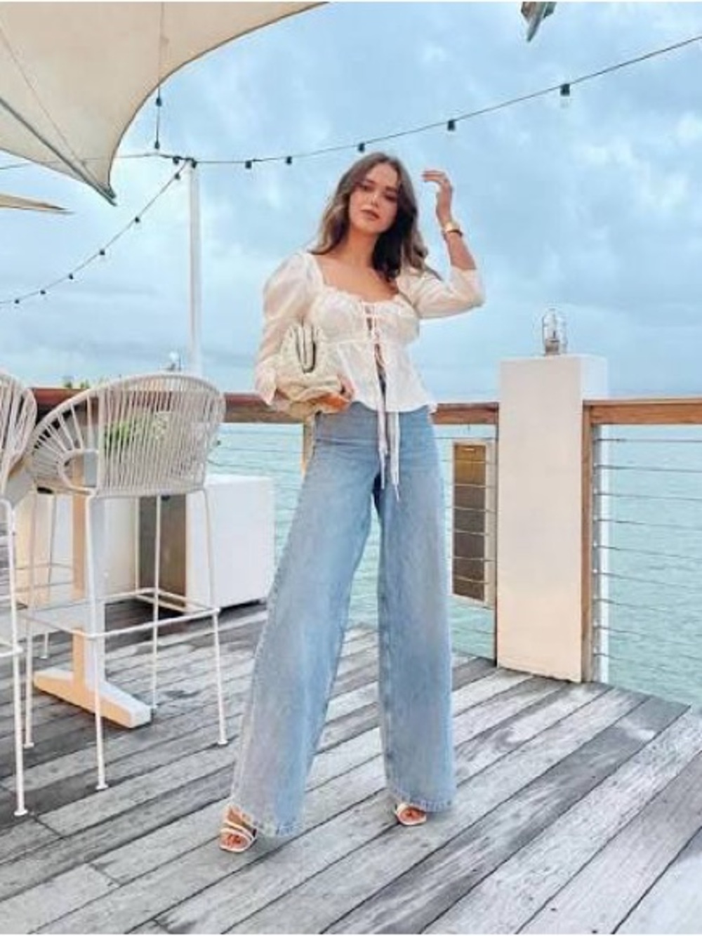 Mango Kaia Light Blue Denim Jeans